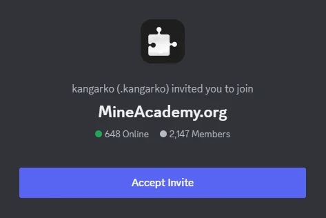 Join our community on Discord